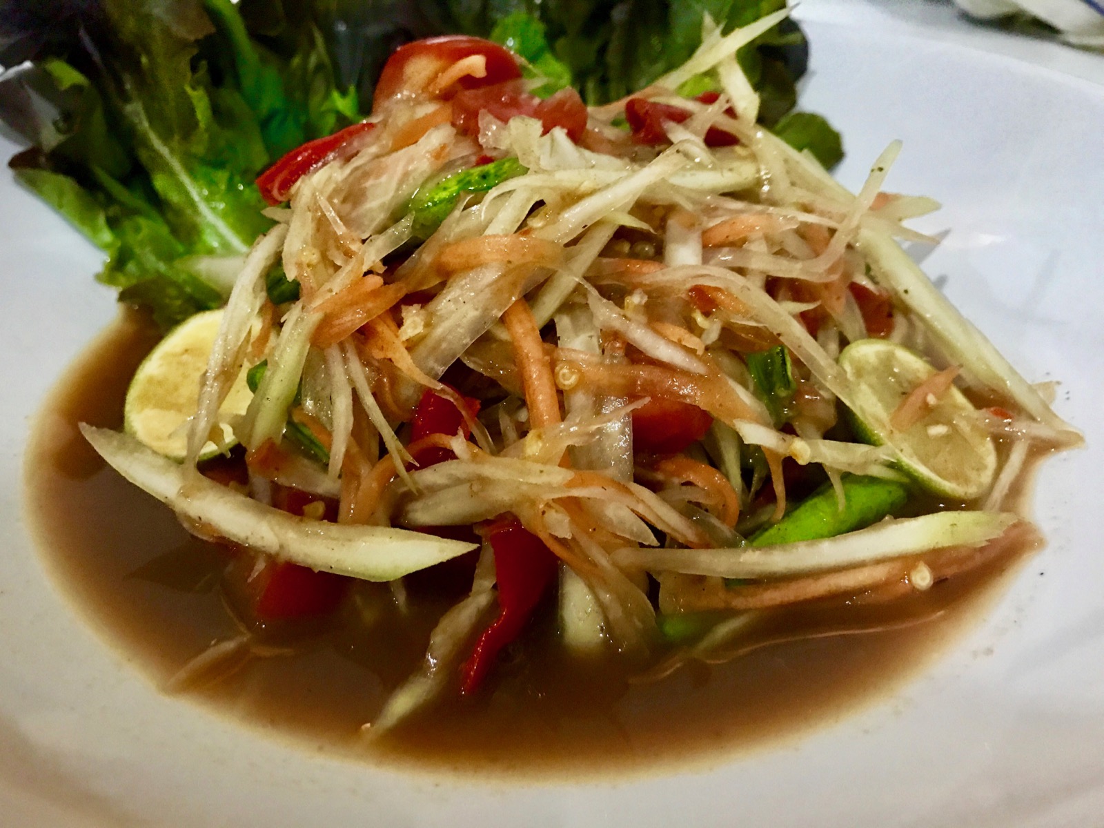 80Papaya Salad Esan Style